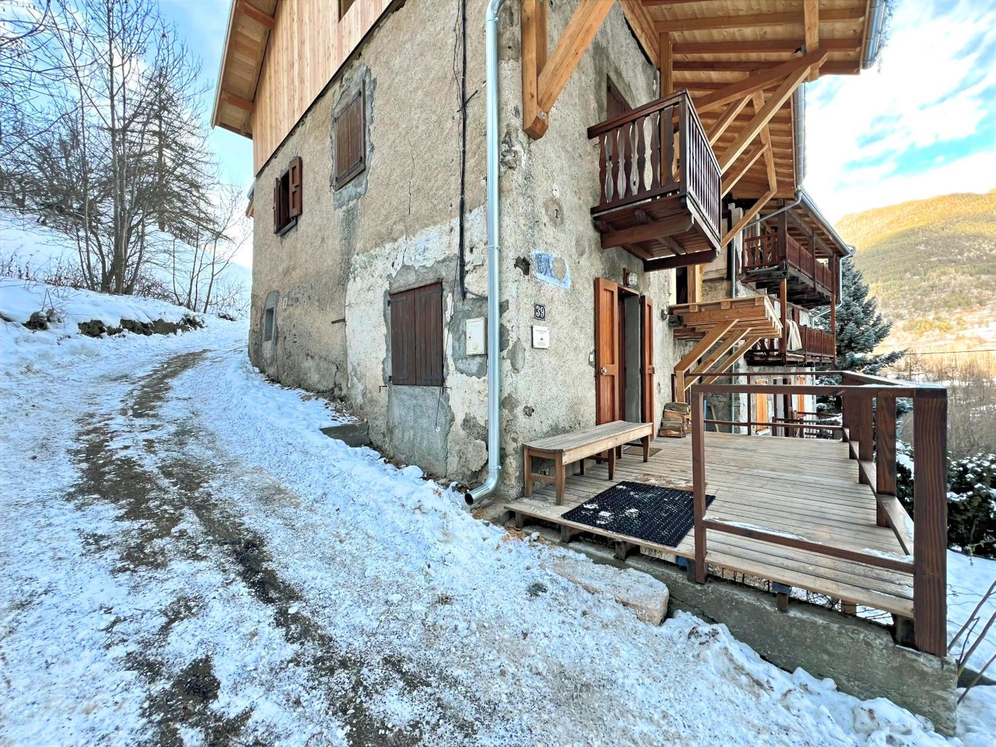 Charmante Maison De Montagne Briançon Exterior foto